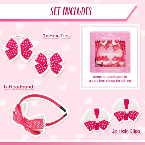 Berry Dots Headband Set