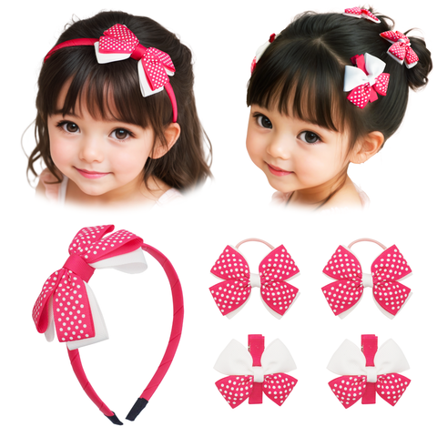 Berry Dots Headband Set