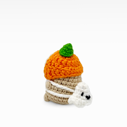 Capybara With Ghost Backpack, Keychain/Bag Charm, Small