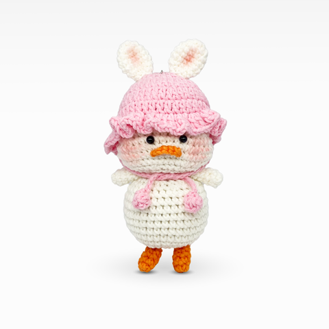 Duck with Cap, Keychain/Bag Charm, Large