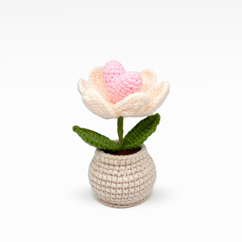 Heart Tulip Pot, Medium