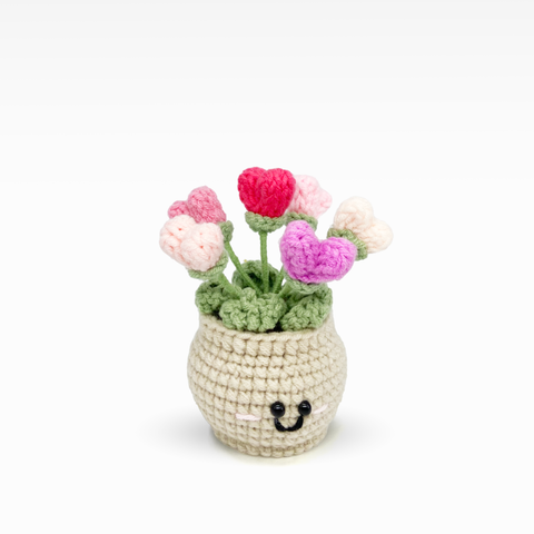 Bundle of Hearts Pot, Medium