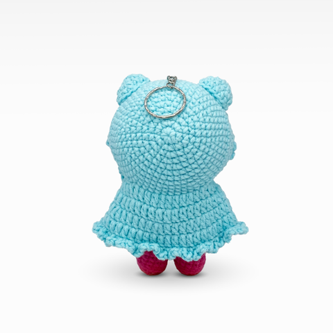 Pig in Raincoat, Keychain/Bag Charm, Large