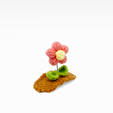 Puff Flower Hair Clip