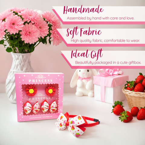 Strawberry Headband Set